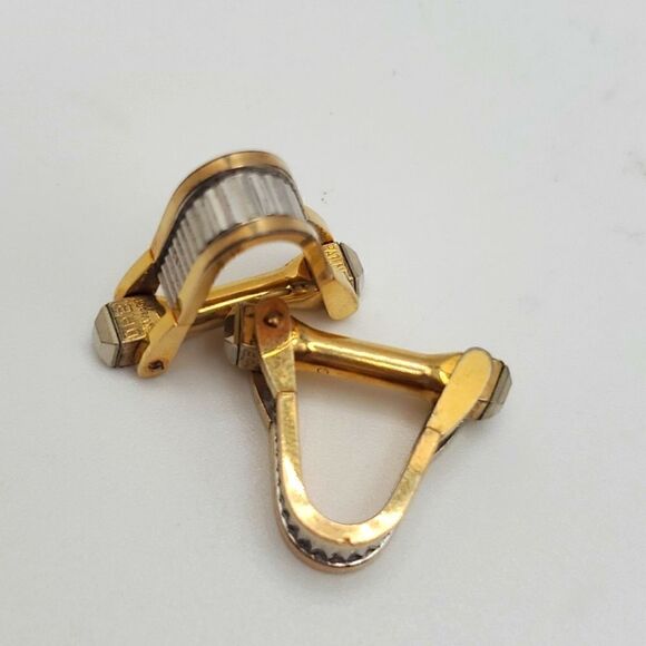 D.P.B Gold Filled French Cuff Links - Picture 2 of 5